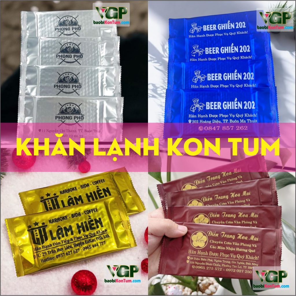 in khăn lạnh ở Kon Tum